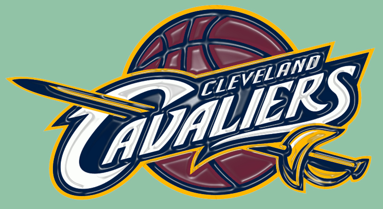 Cleveland Cavaliers Plastic Effect Logo iron on paper